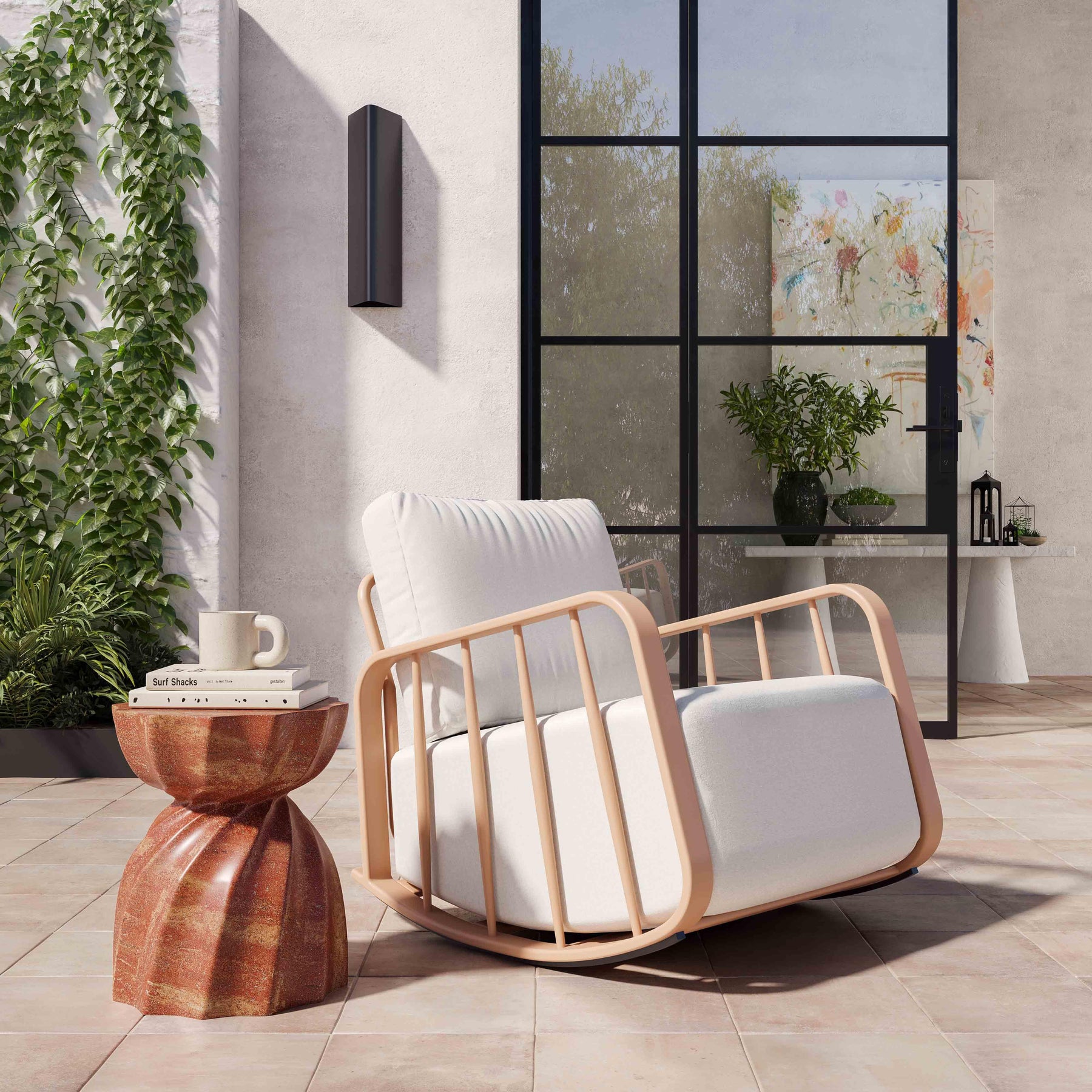 Turin Indoor / Outdoor Concrete Stool