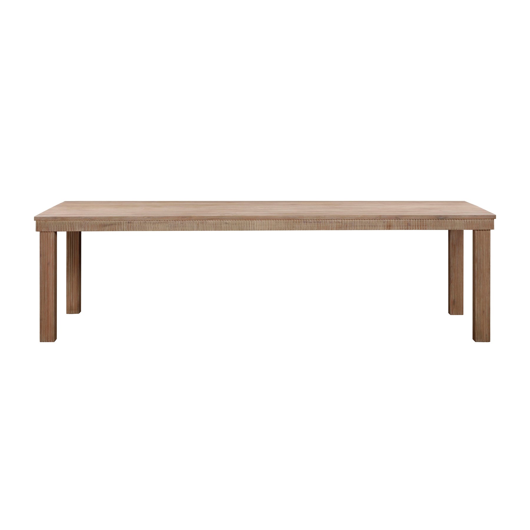 Cassie Natural Outdoor Rectangular Dining Table (75"-108")