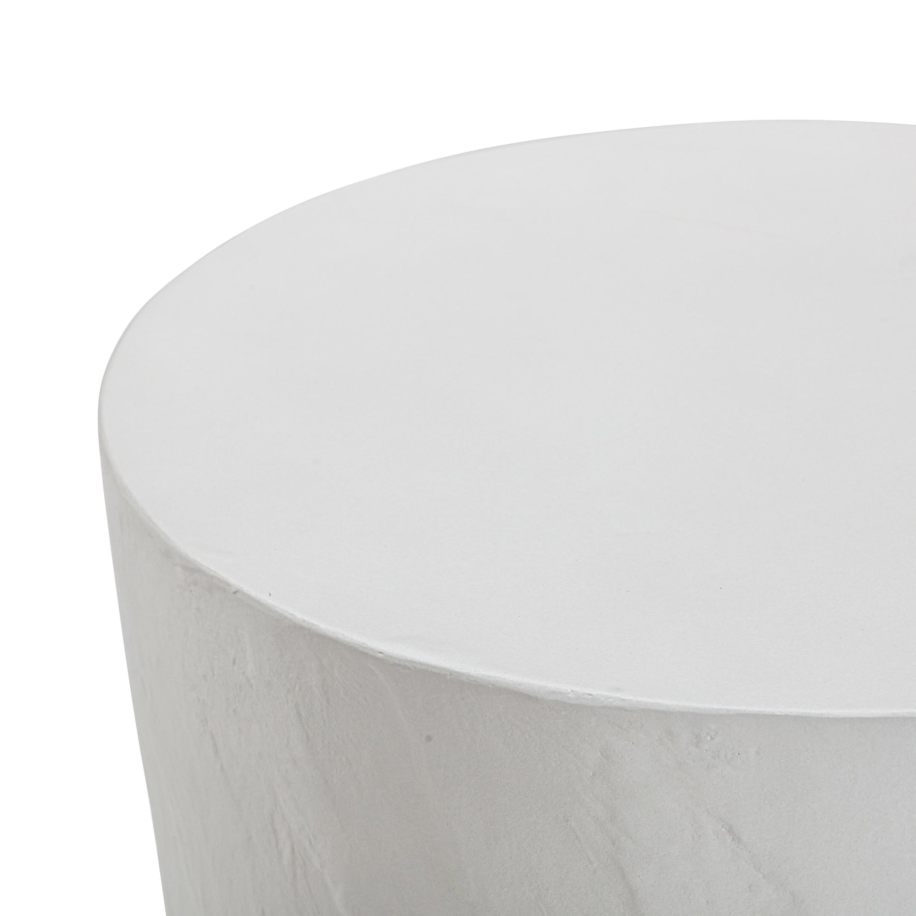 Margot Light Grey Faux Plaster Indoor/Outdoor Concrete Stool