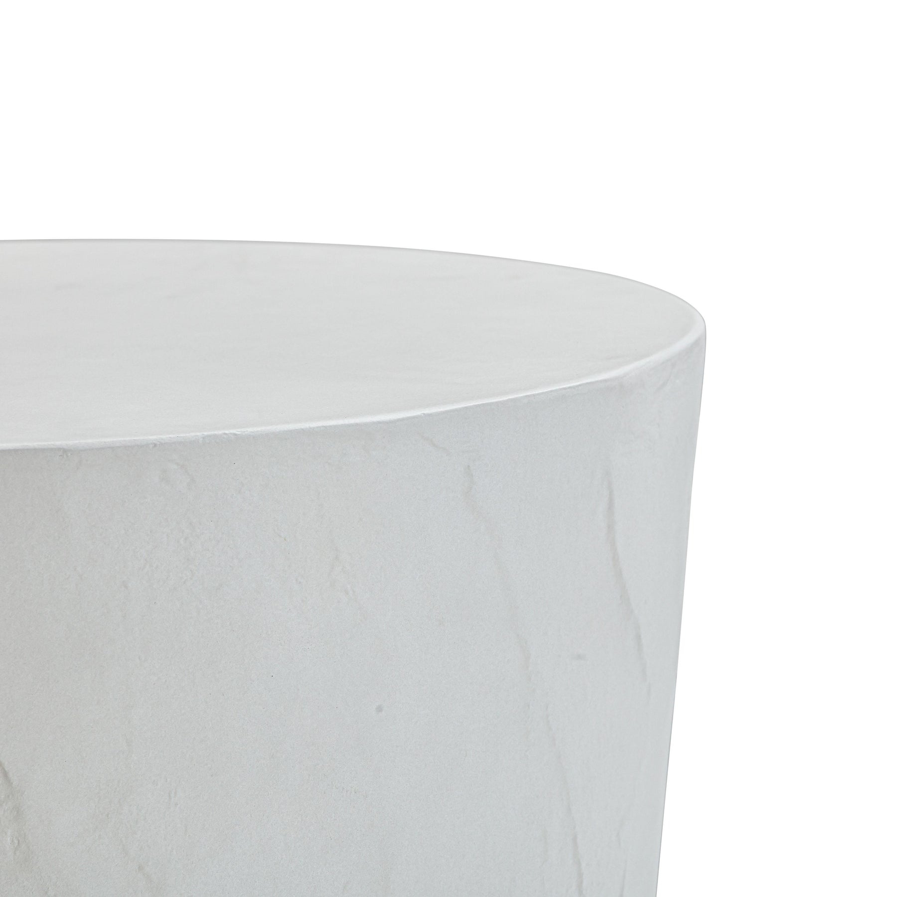 Margot Light Grey Faux Plaster Indoor/Outdoor Concrete Stool