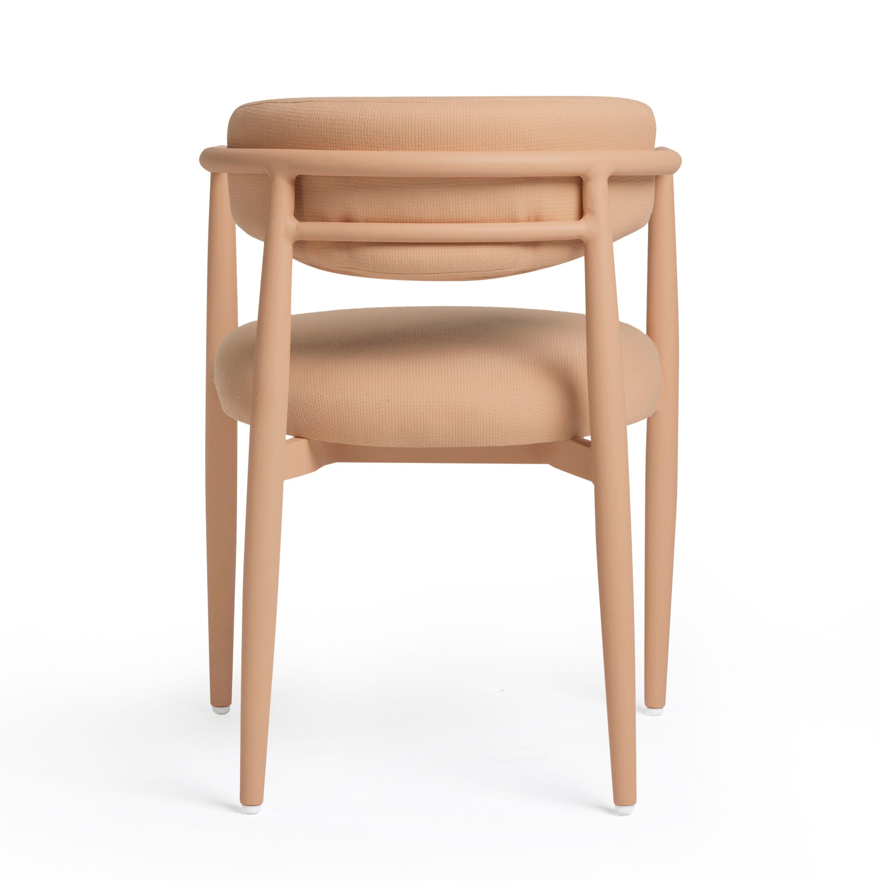 Annika Textured Contract-Grade Fabric Outdoor Dining Arm Chair