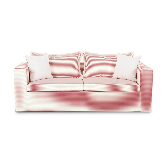 Salty 84.5" Striped Contract-Grade Indoor/Outdoor Sofa