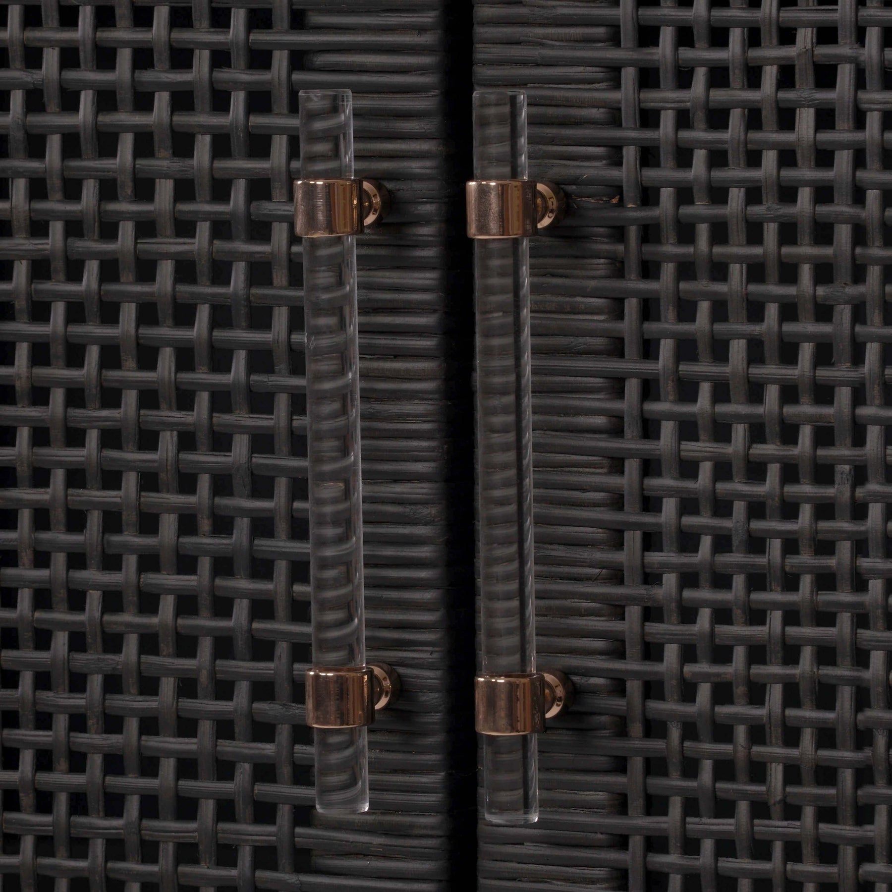 Amara Woven Rattan Cabinet