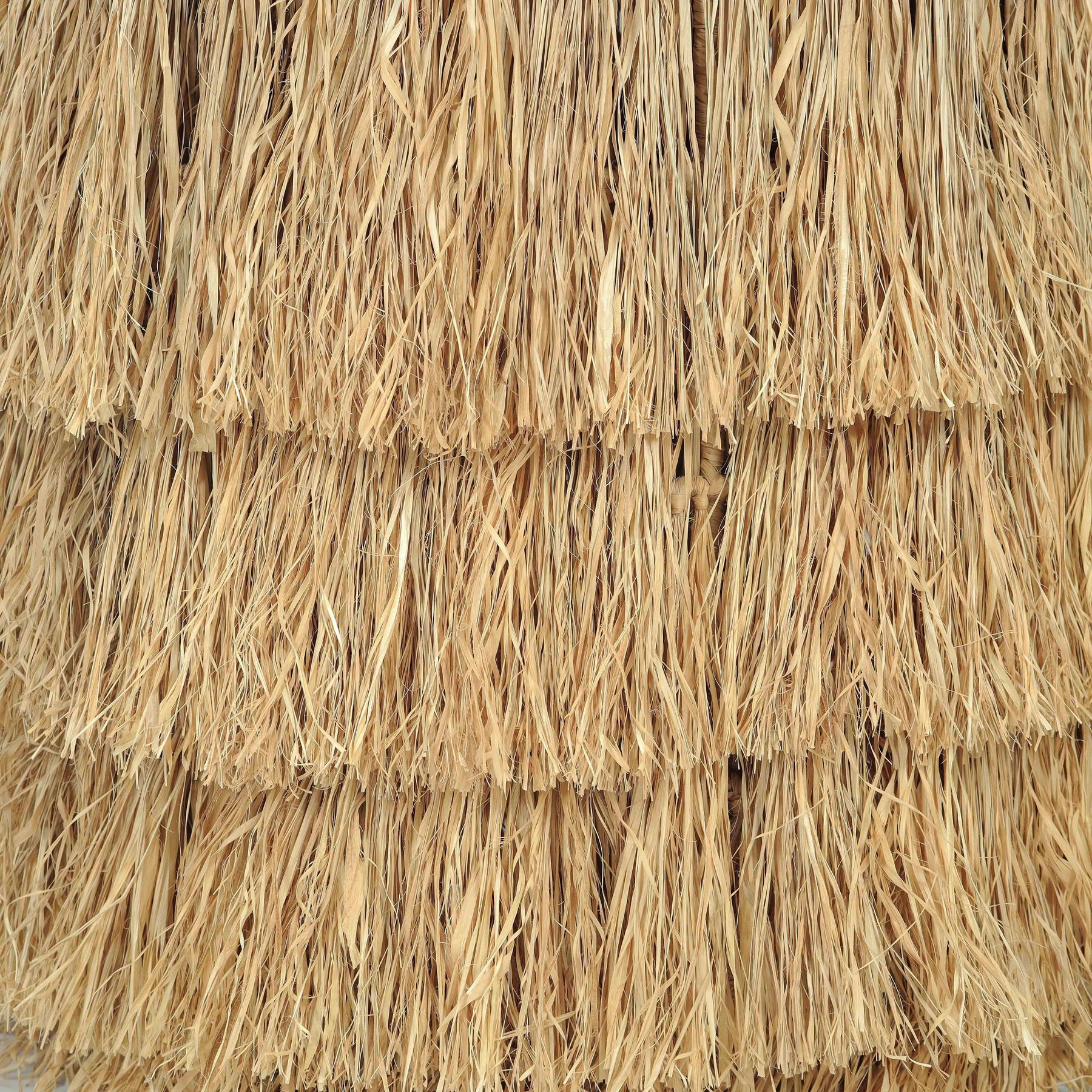 Luau Natural Rattan Round End Table