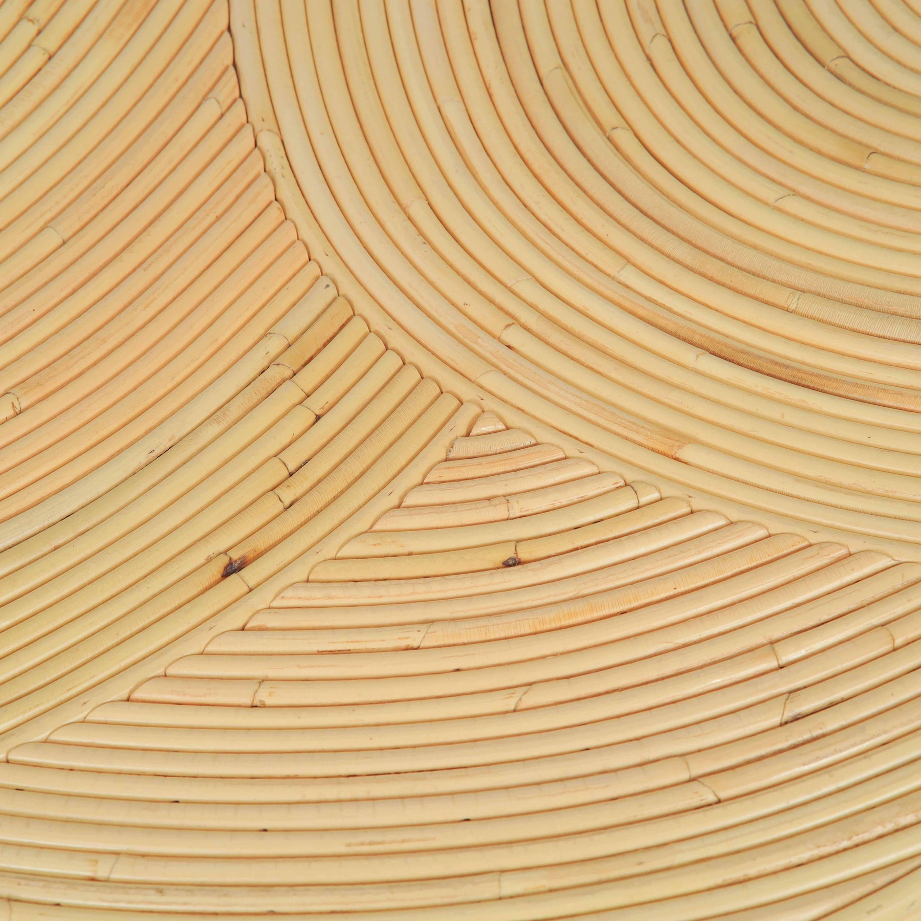 Matea Natural Rattan Arch Side Table