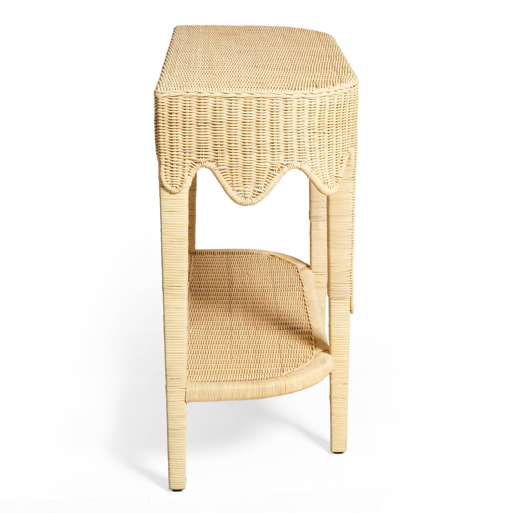 Sally 41" Natural Rattan Console Table