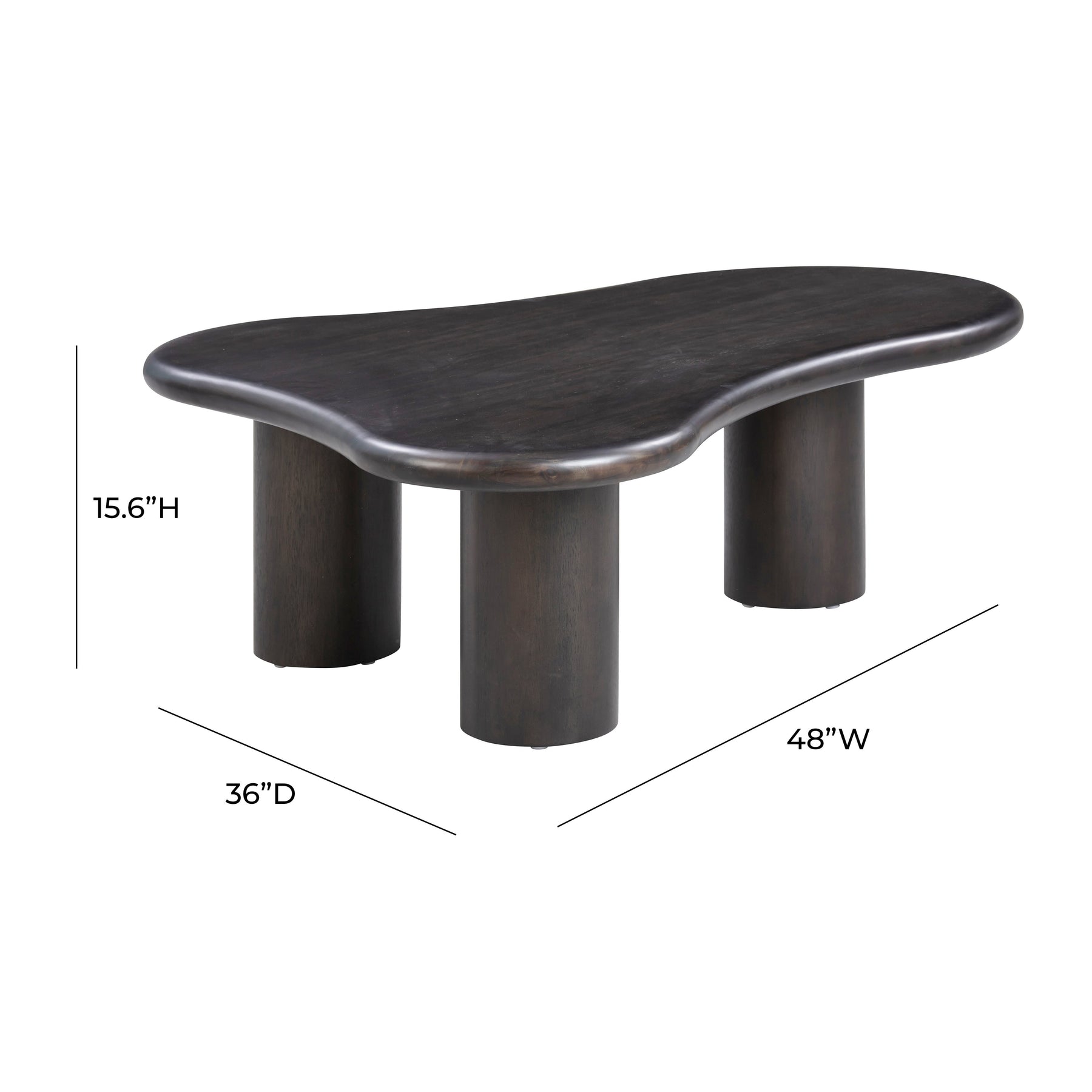 Gotham 48" Wood Coffee Table