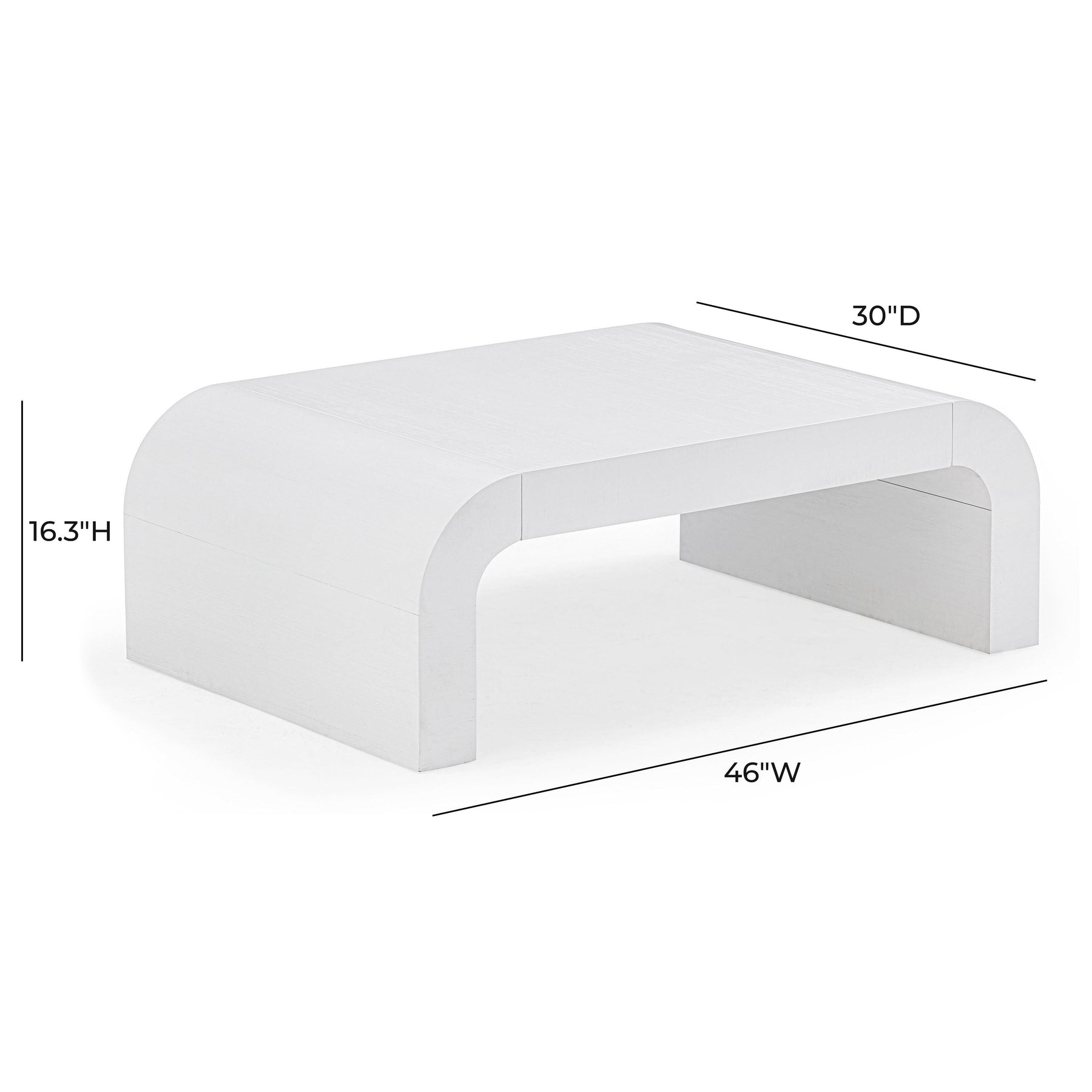 Hump 46" Arched Coffee Table