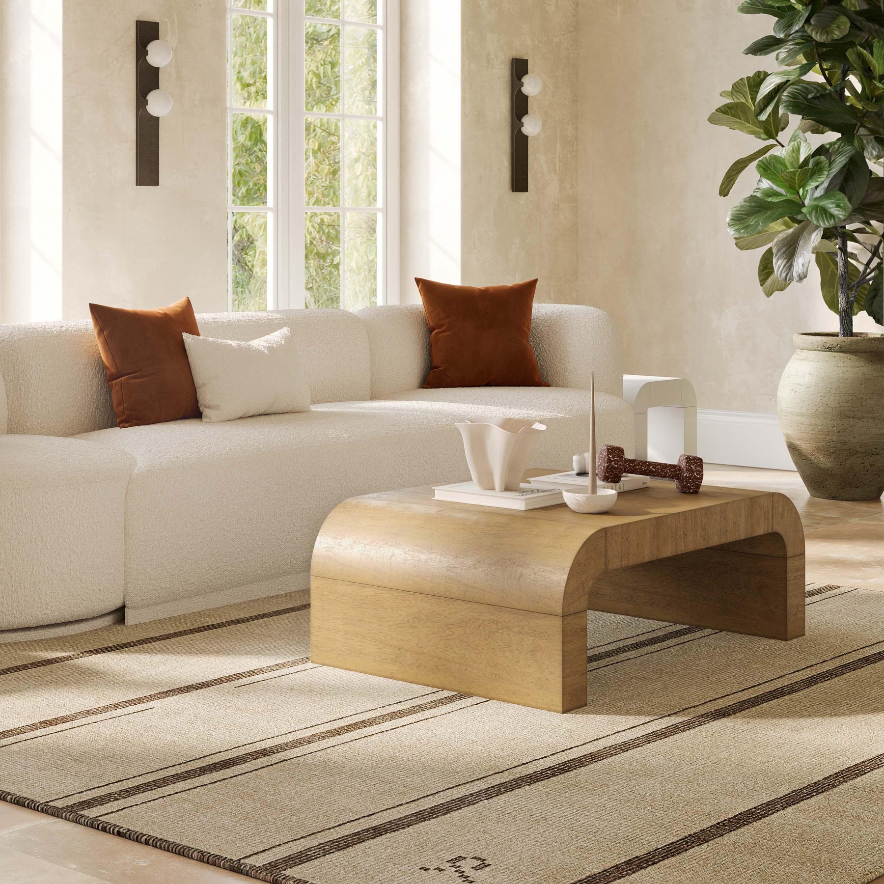 Hump 46" Arched Coffee Table