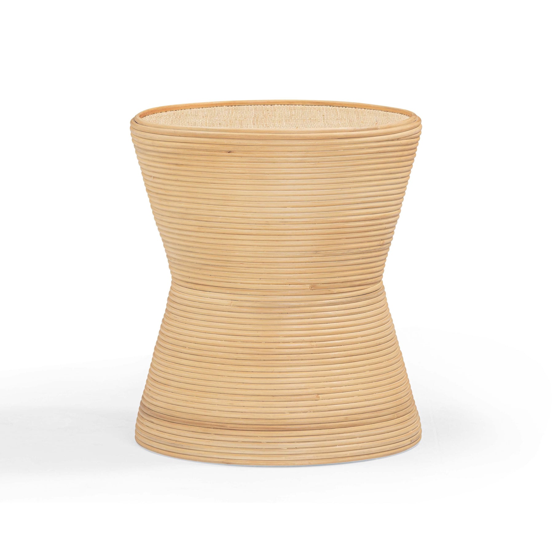 Henri Natural Rattan Side Table