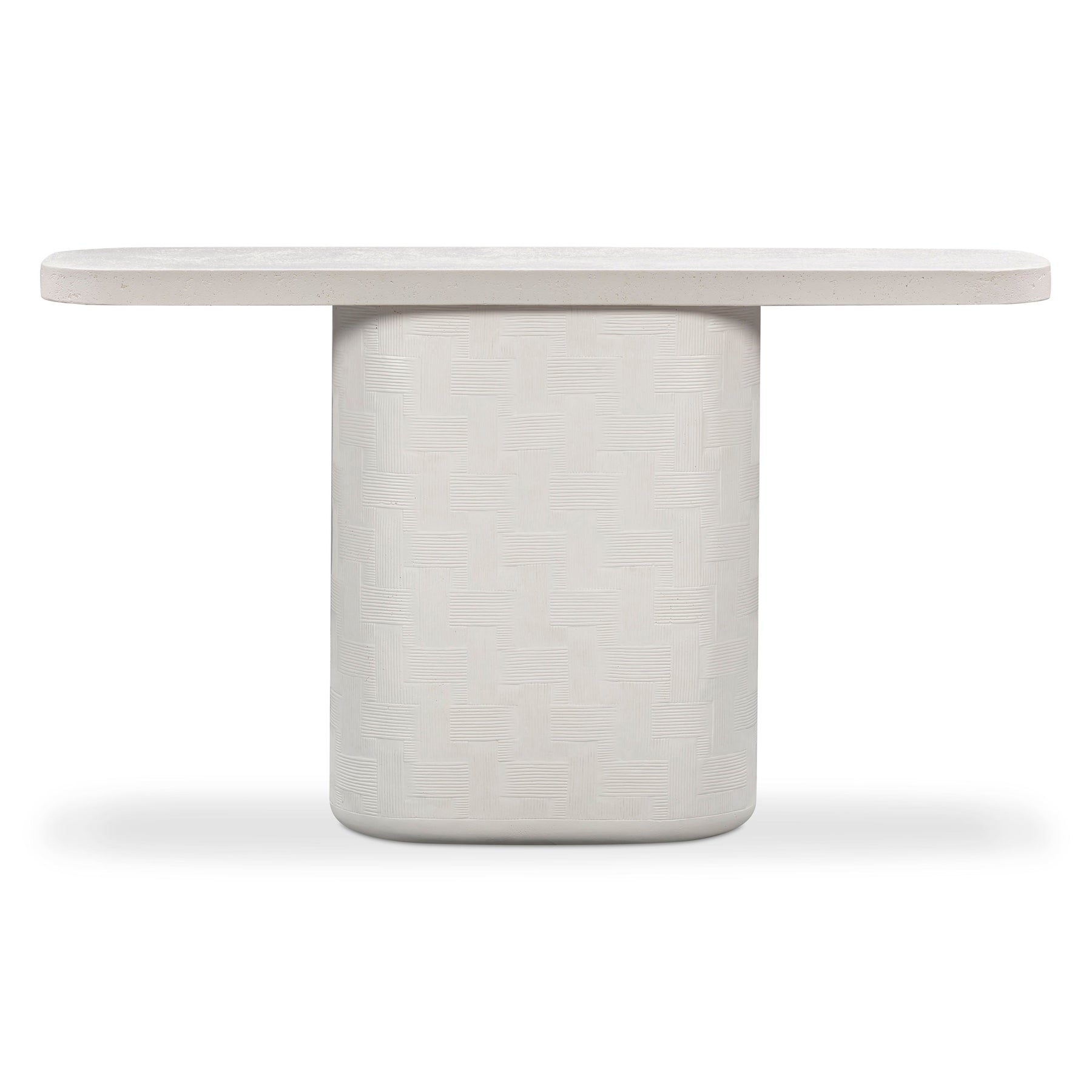 Suraya 55" Indoor/Outdoor Concrete Console Table