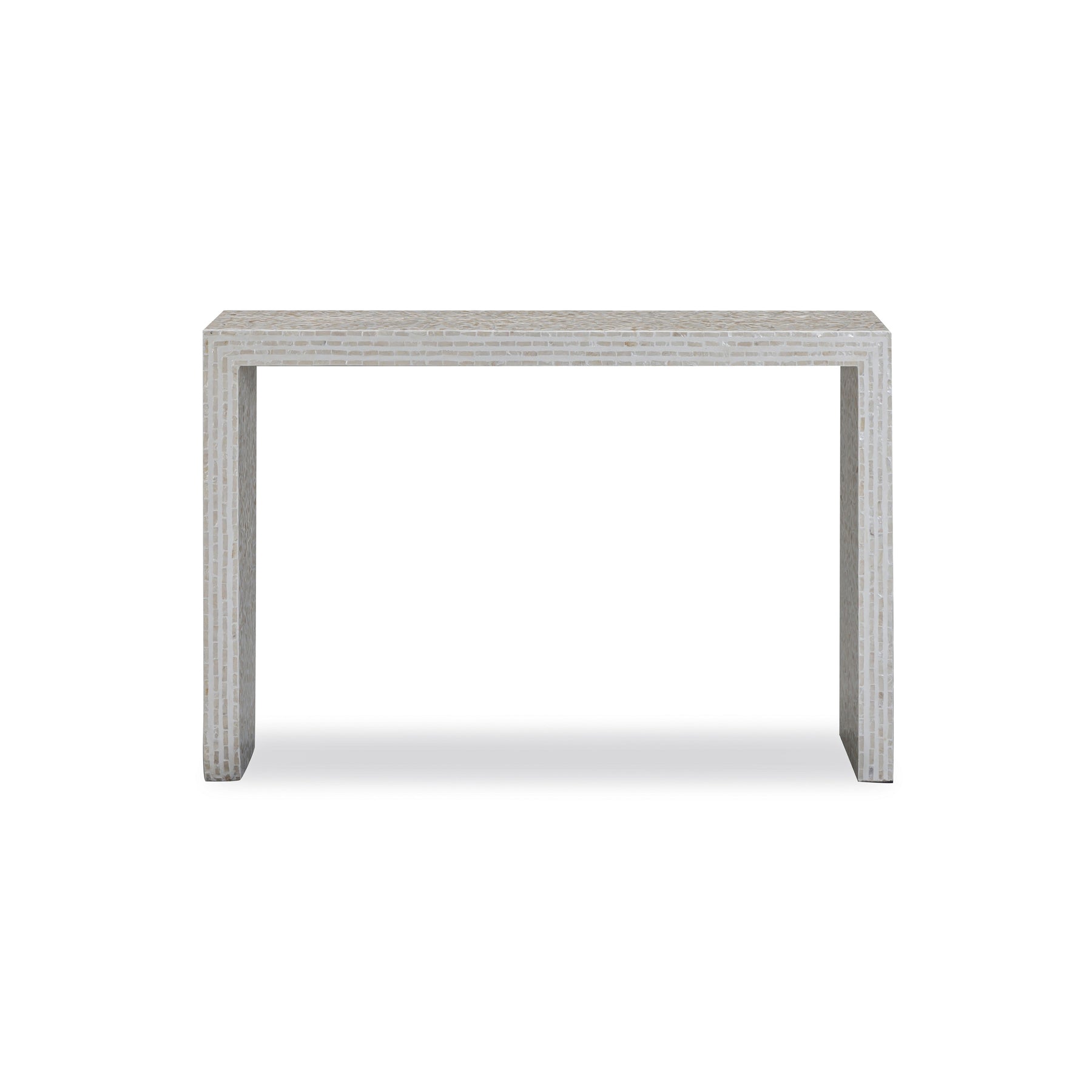 Cyprus 47" Cream Capiz Shell Console Table