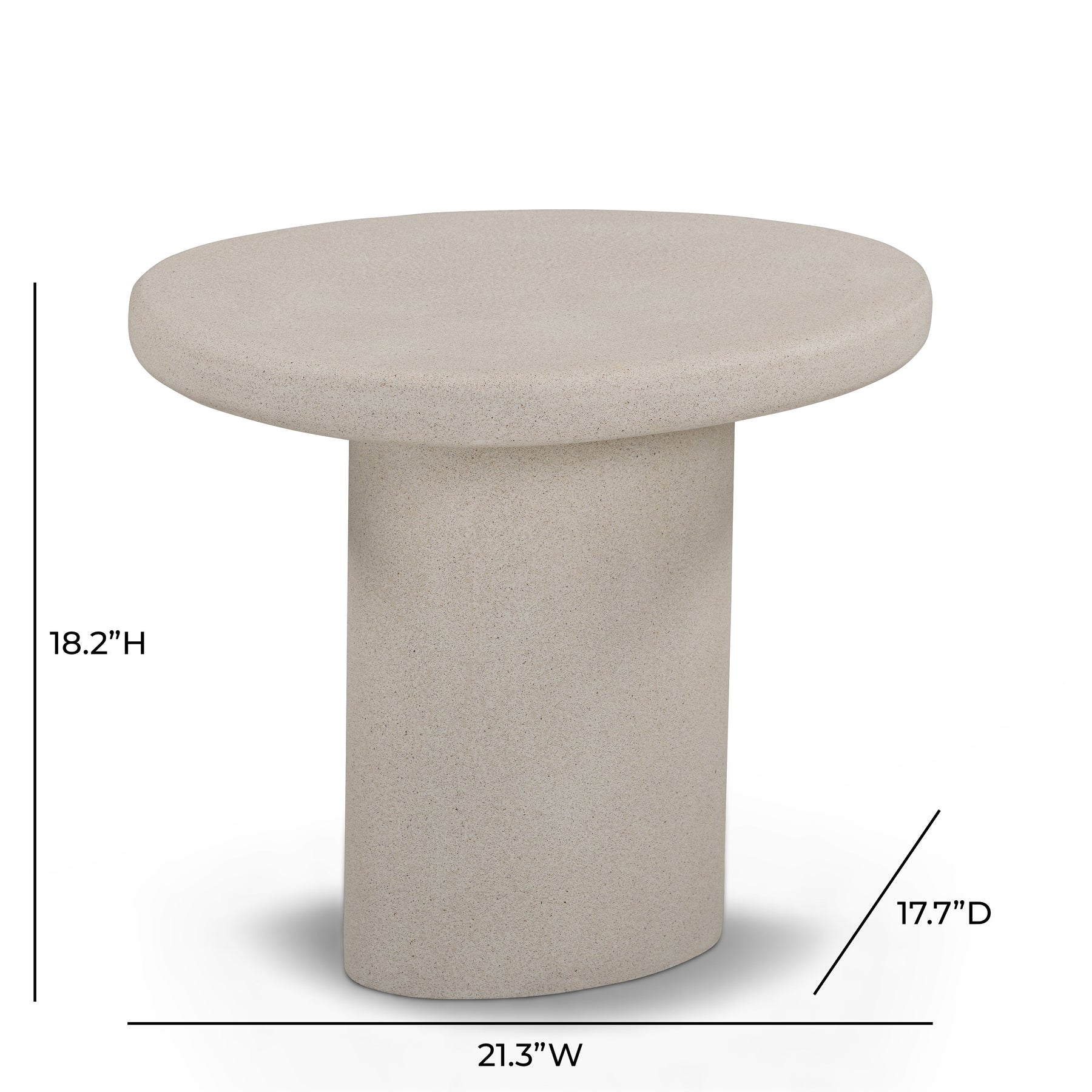 Jade Concrete Indoor/Outdoor Side Table