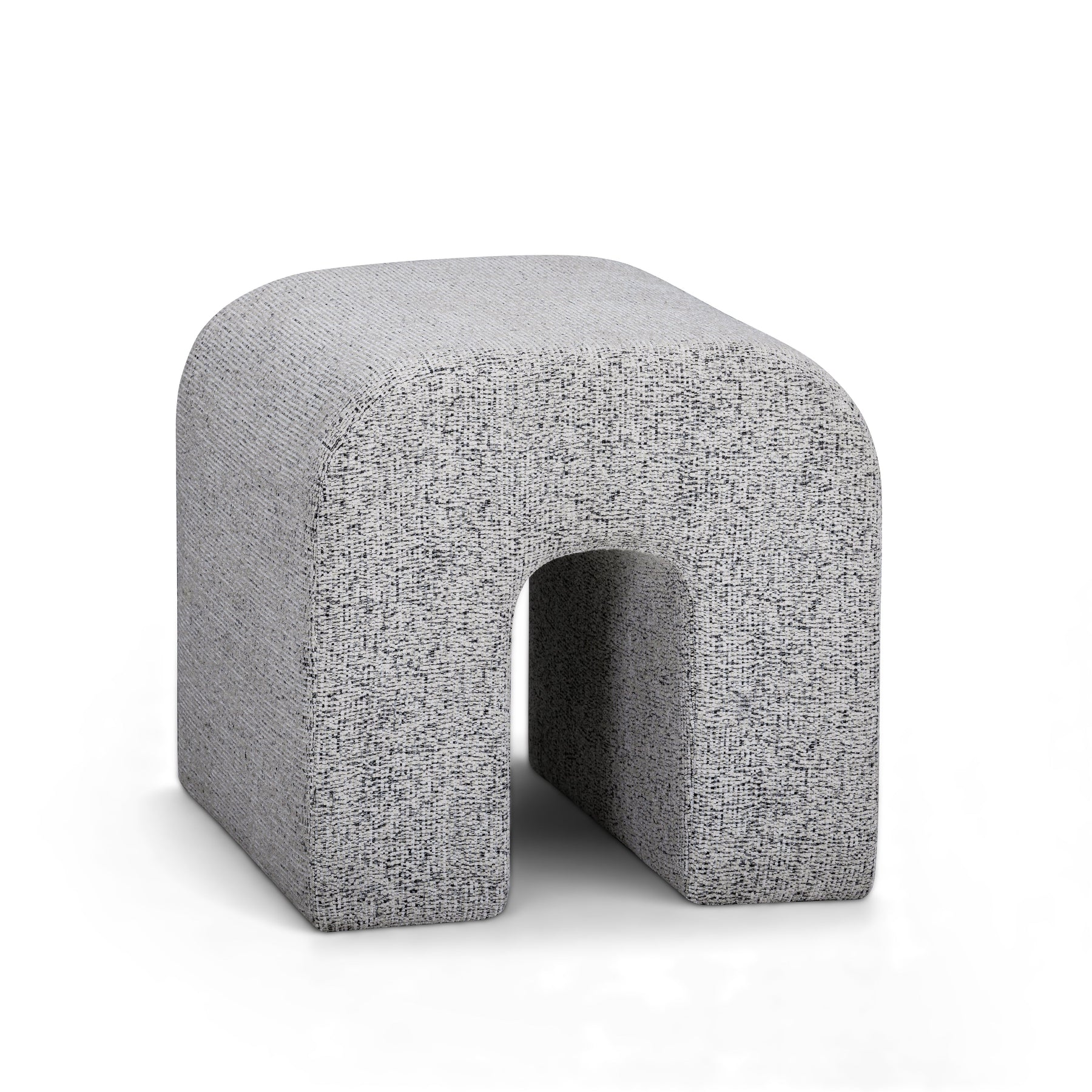 Desi Woven Performance Fabric Ottoman