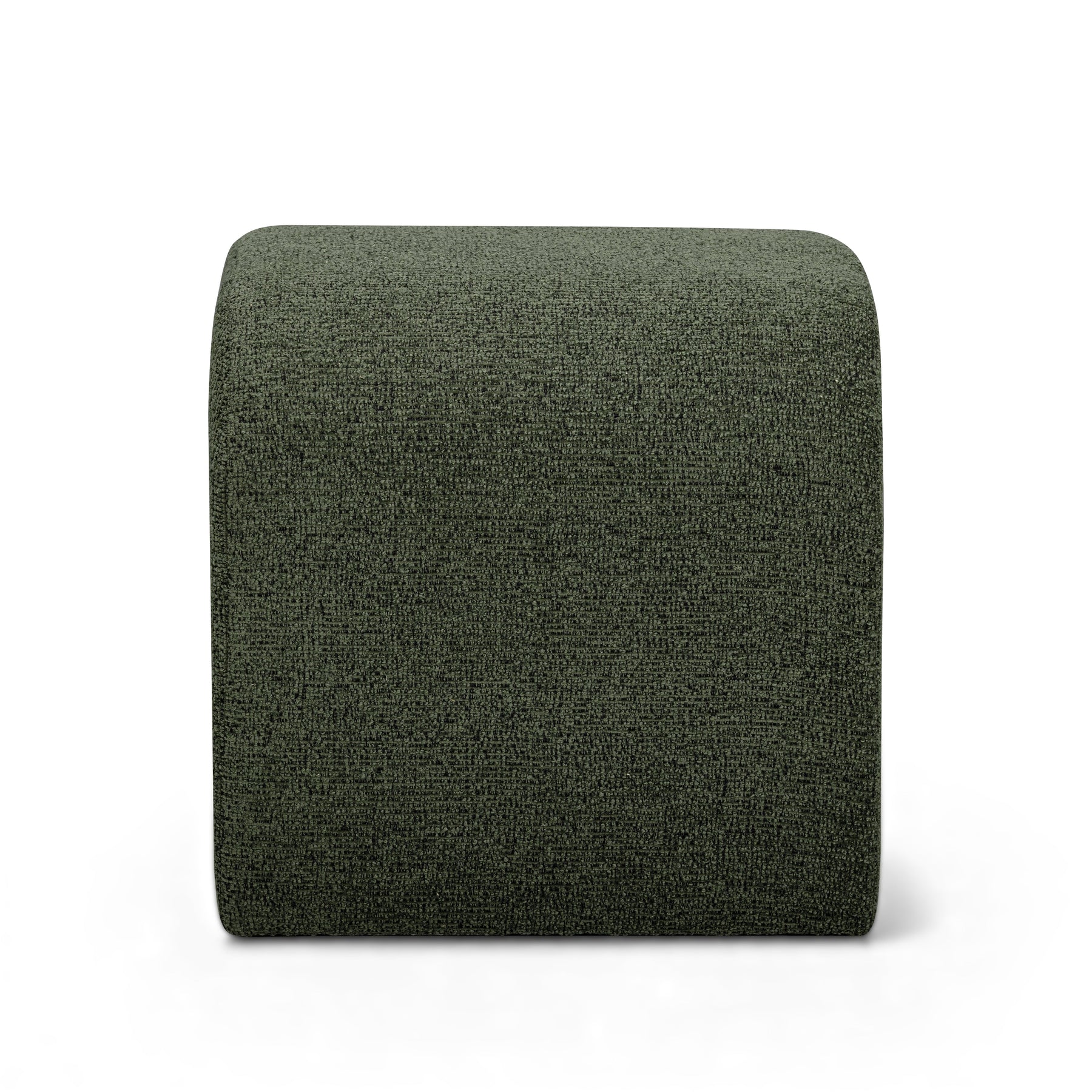Desi Woven Performance Fabric Ottoman