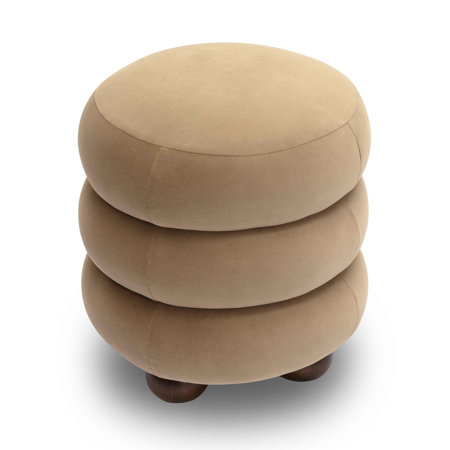 Stefanie Performance Velvet Ottoman