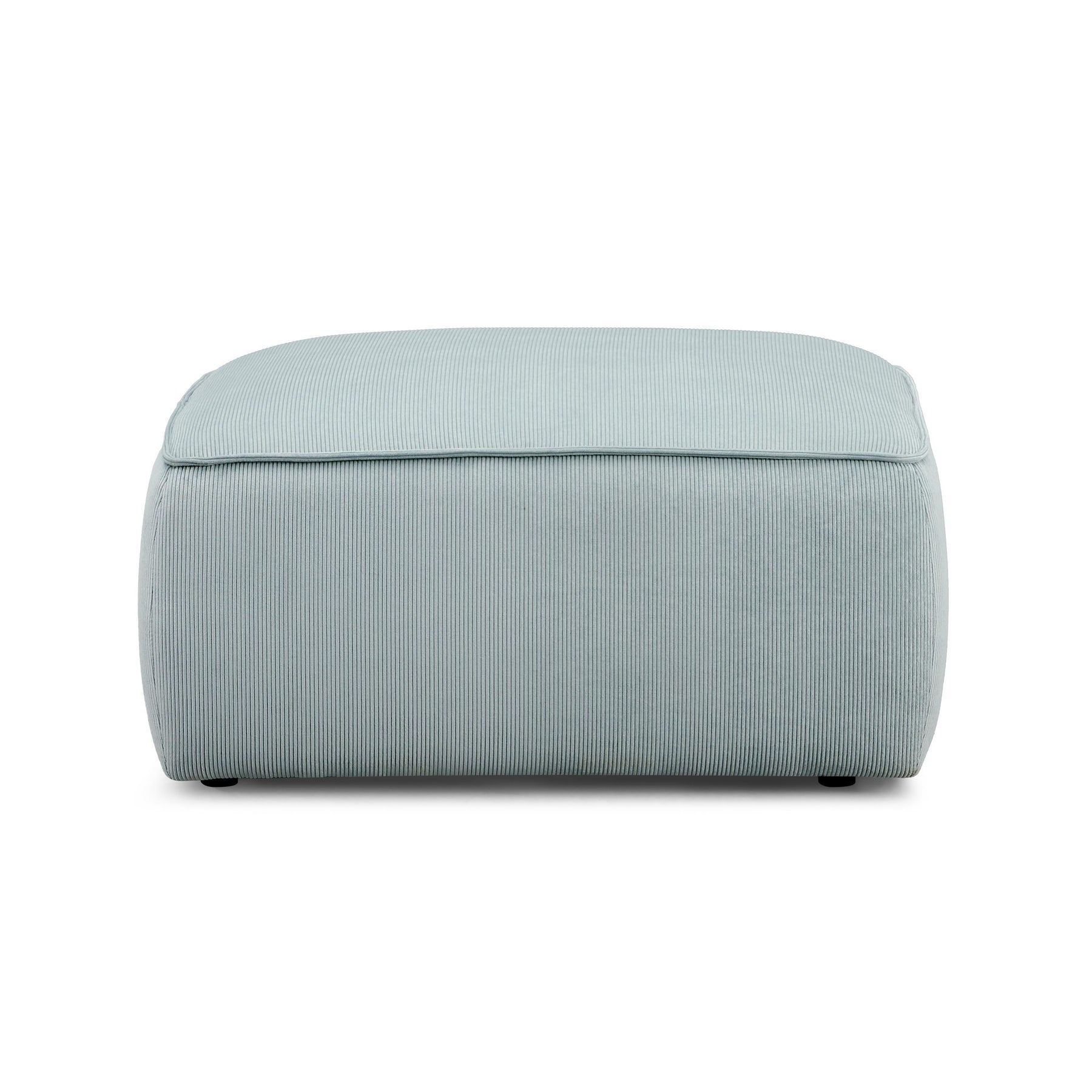 Travie Performance Corduroy Velvet Ottoman