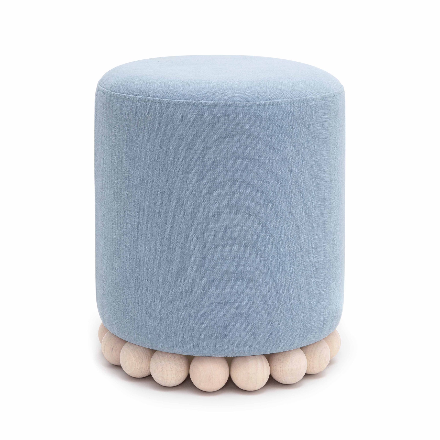 Dex Upcycled Performance Fabric Ottoman
