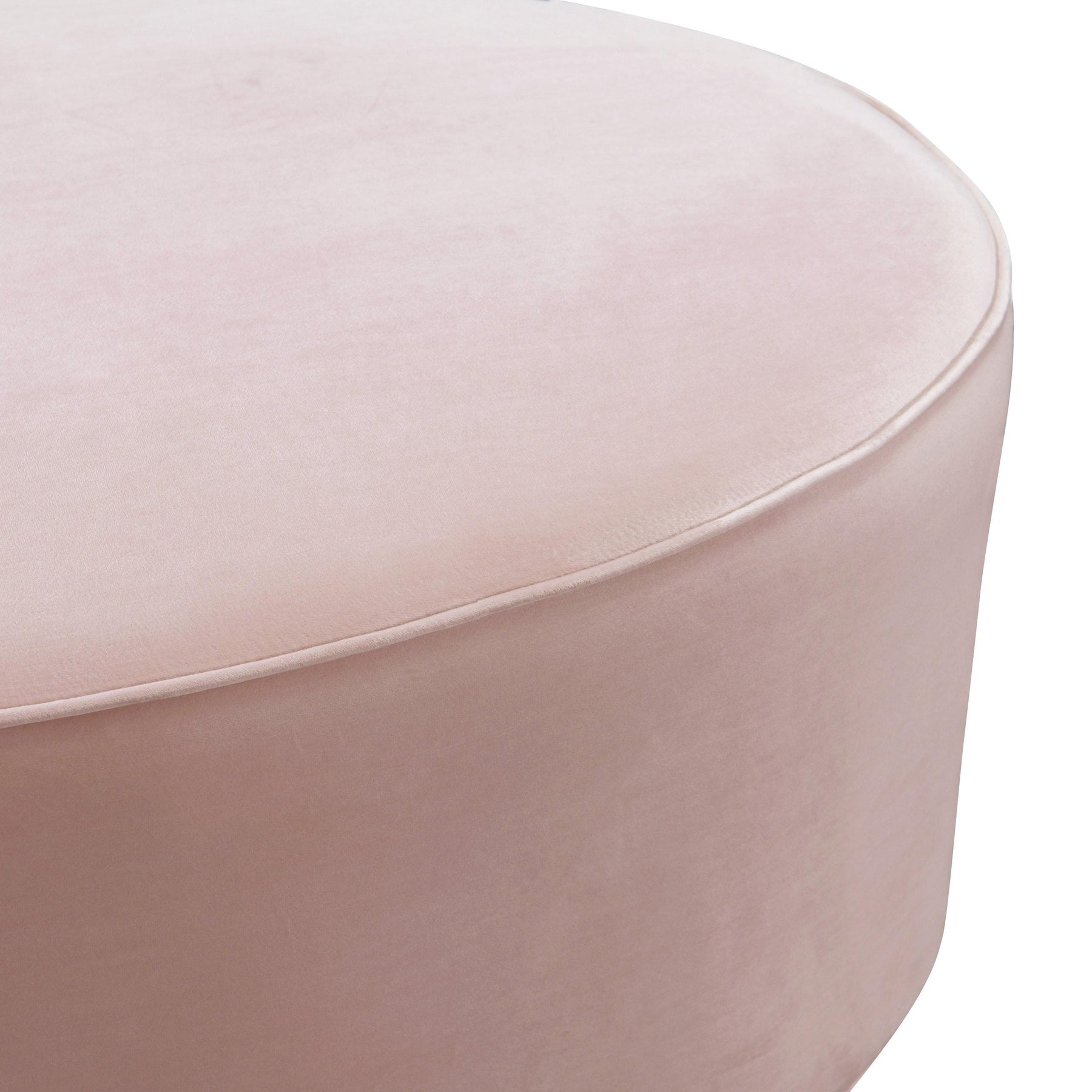 Scarlett Performance Velvet Oval Ottoman