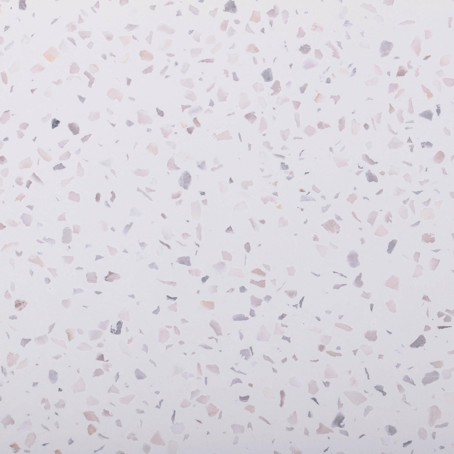 Terrazzo 27.5" Light Speckled Concrete Round Coffee Table