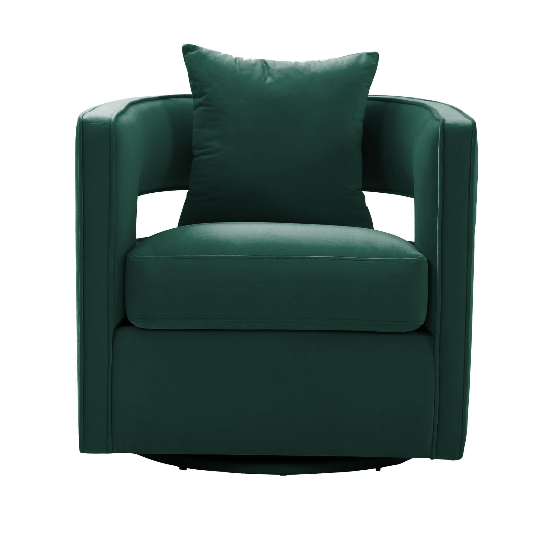 Kennedy Performance Velvet Swivel Accent Chair