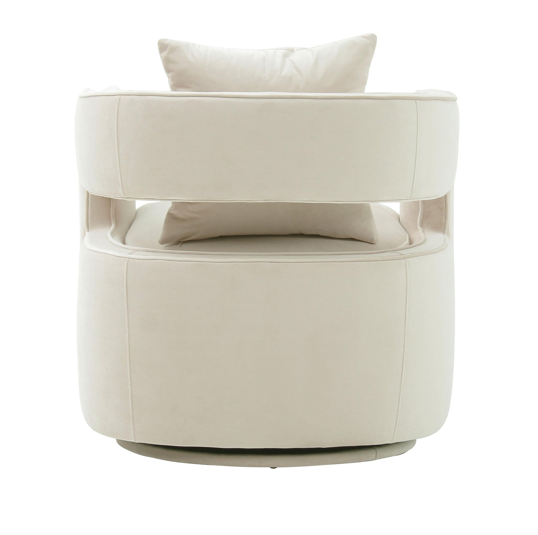 Kennedy Performance Velvet Swivel Accent Chair