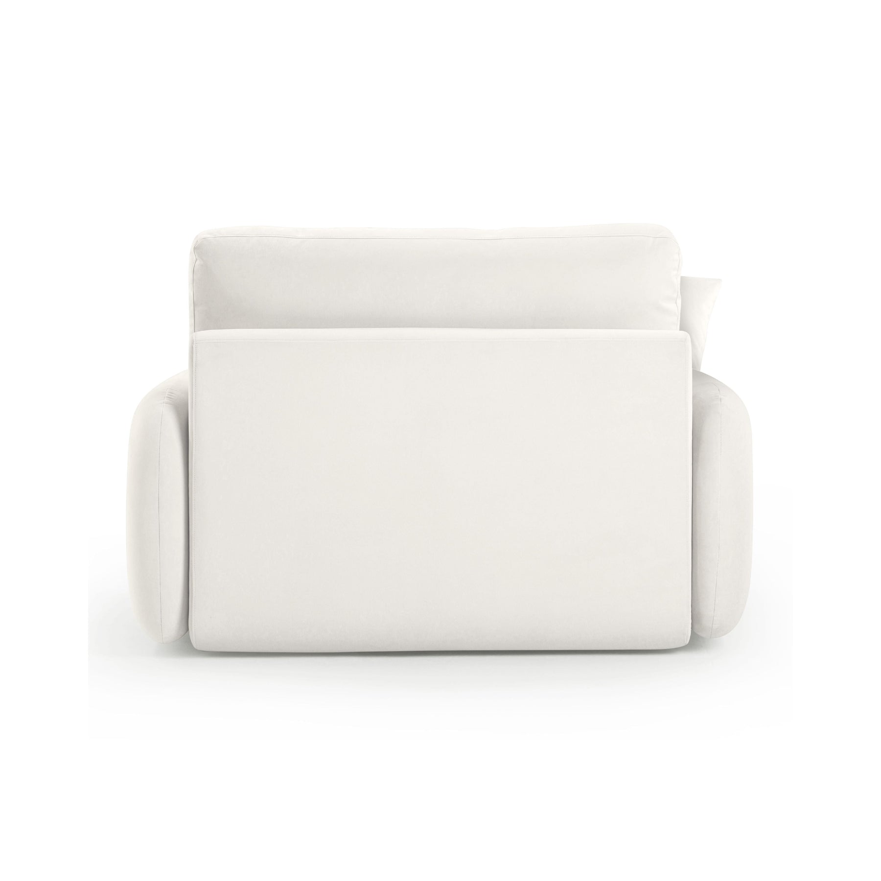 Rachelle Cream Performance Velvet Lounge Chair