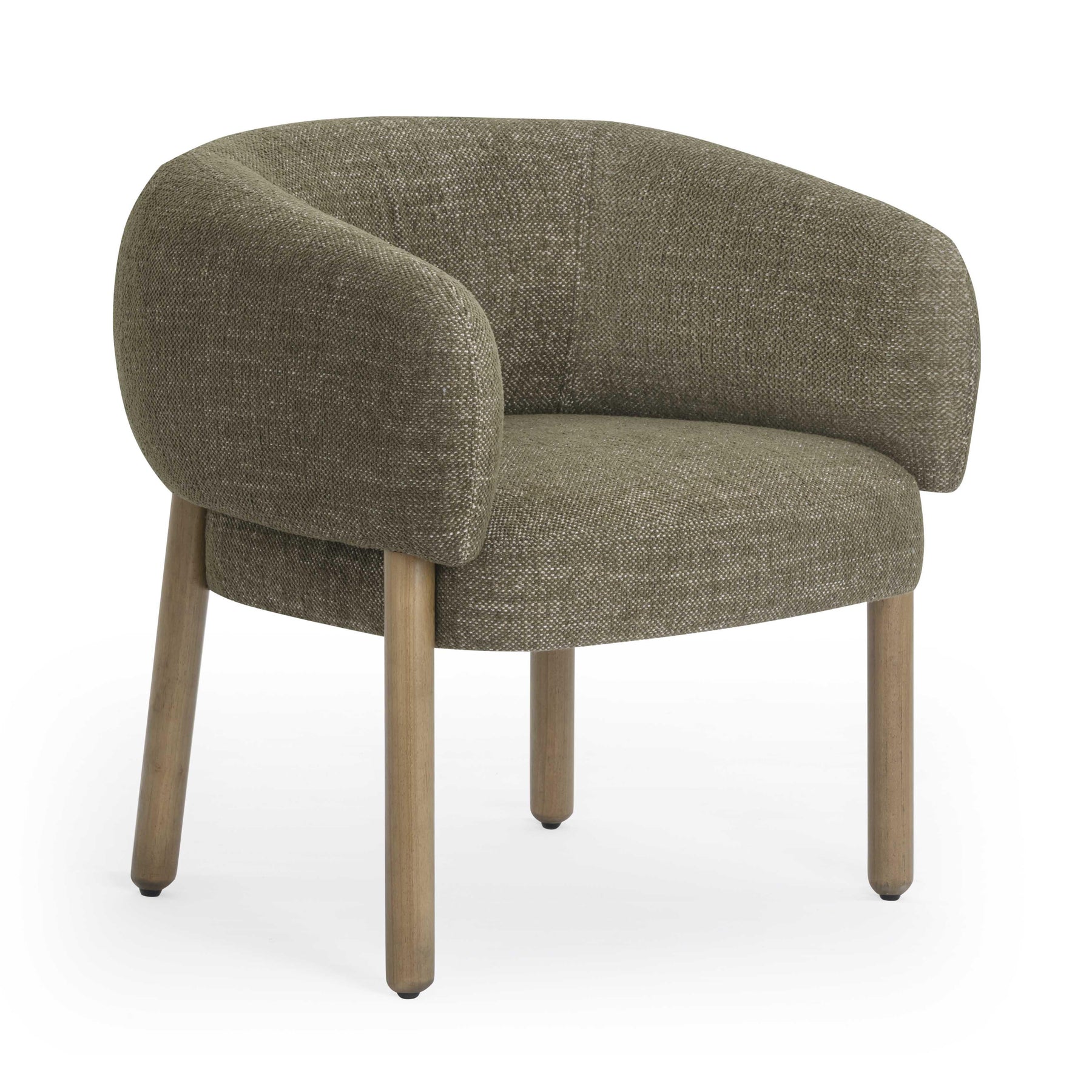 Foxy Textured Performance Fabric Accent Chair