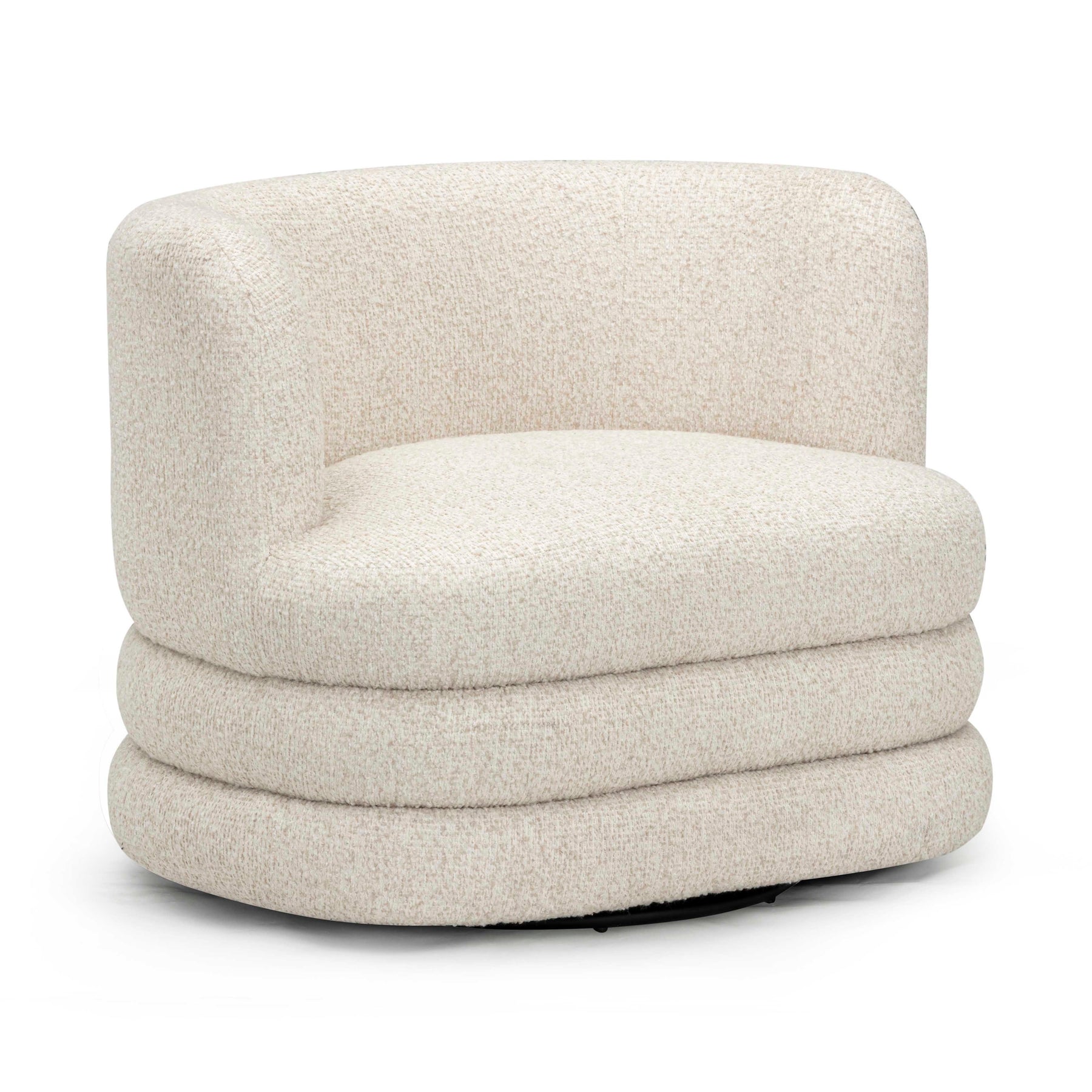 Astor Heavy Performance Boucle Swivel Hotel Lounge Chair