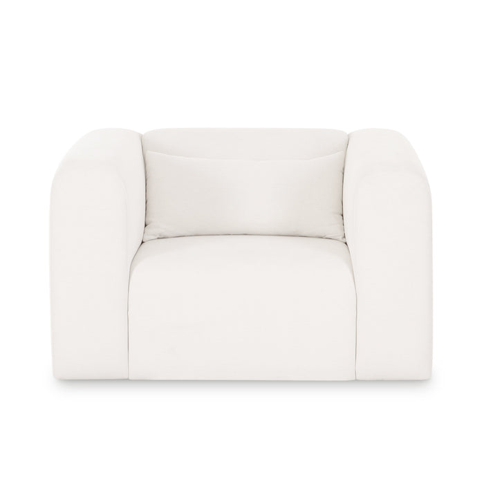 Tarra Cream Performance Chenille Accent Chair