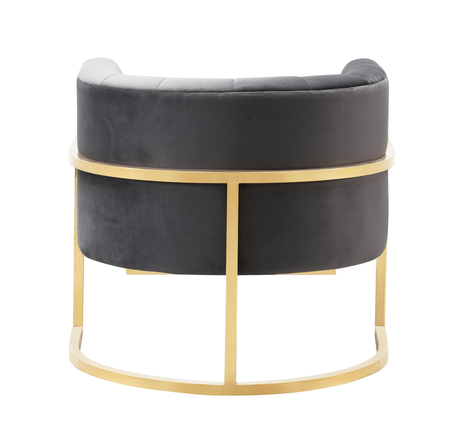 Magnolia Performance Velvet Accent Chair - Gold Base