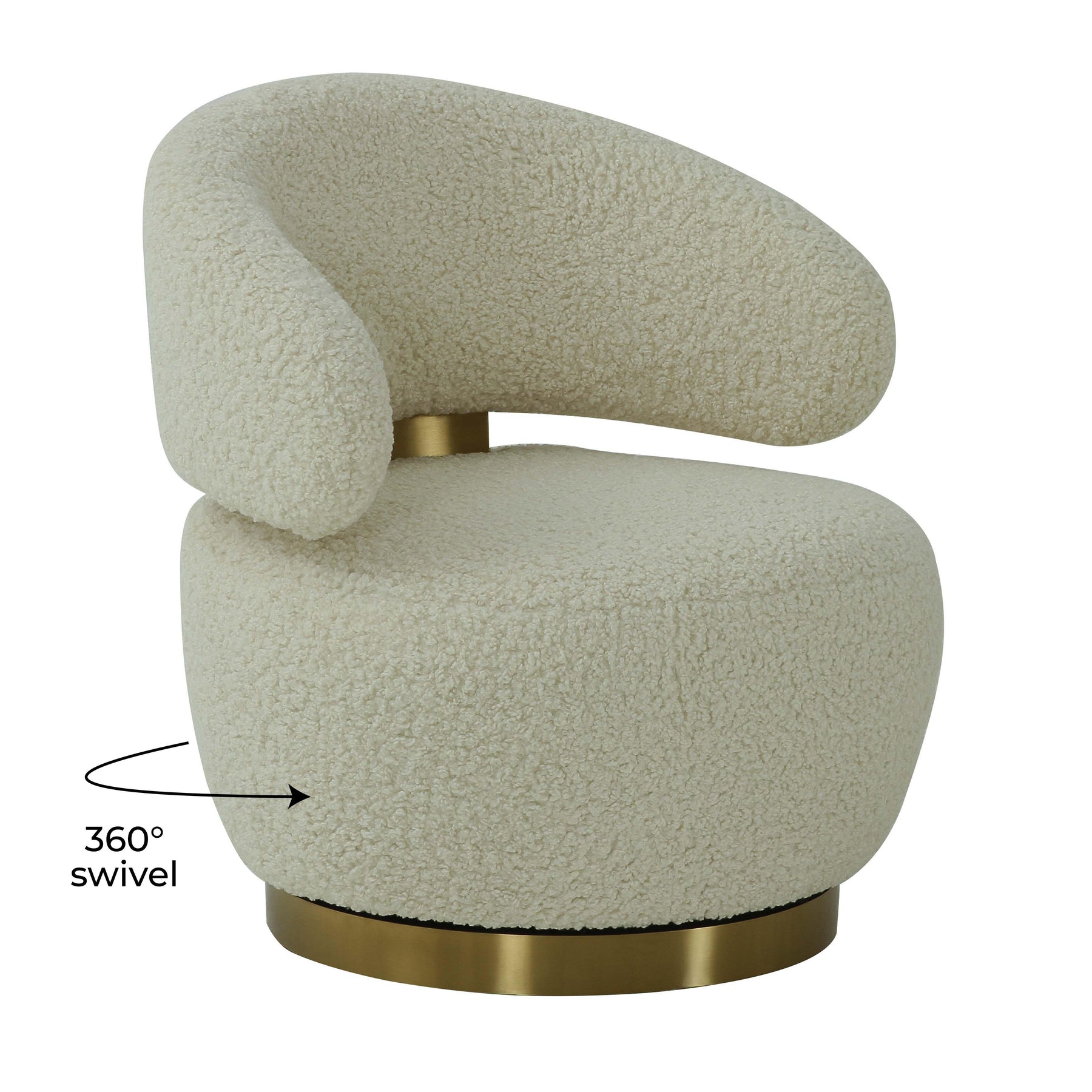 Austin Performance Fabric Swivel Accent Chair