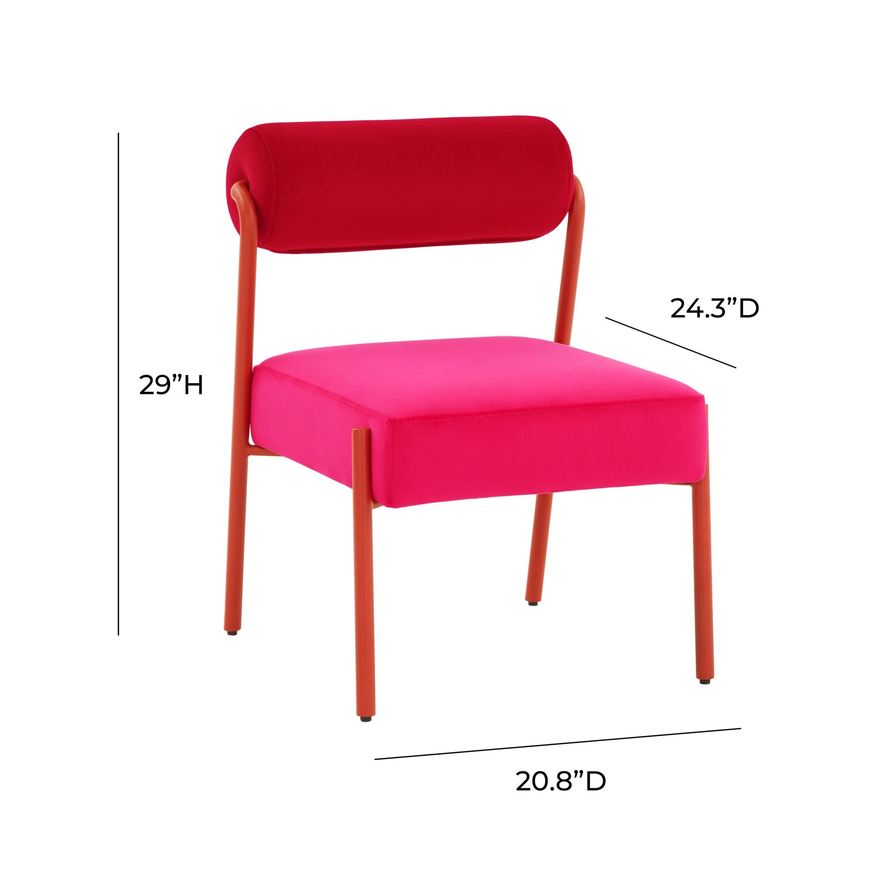 Jolene Performance Velvet Accent Chair