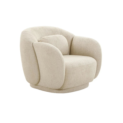Misty Performance Boucle Accent Chair Cream