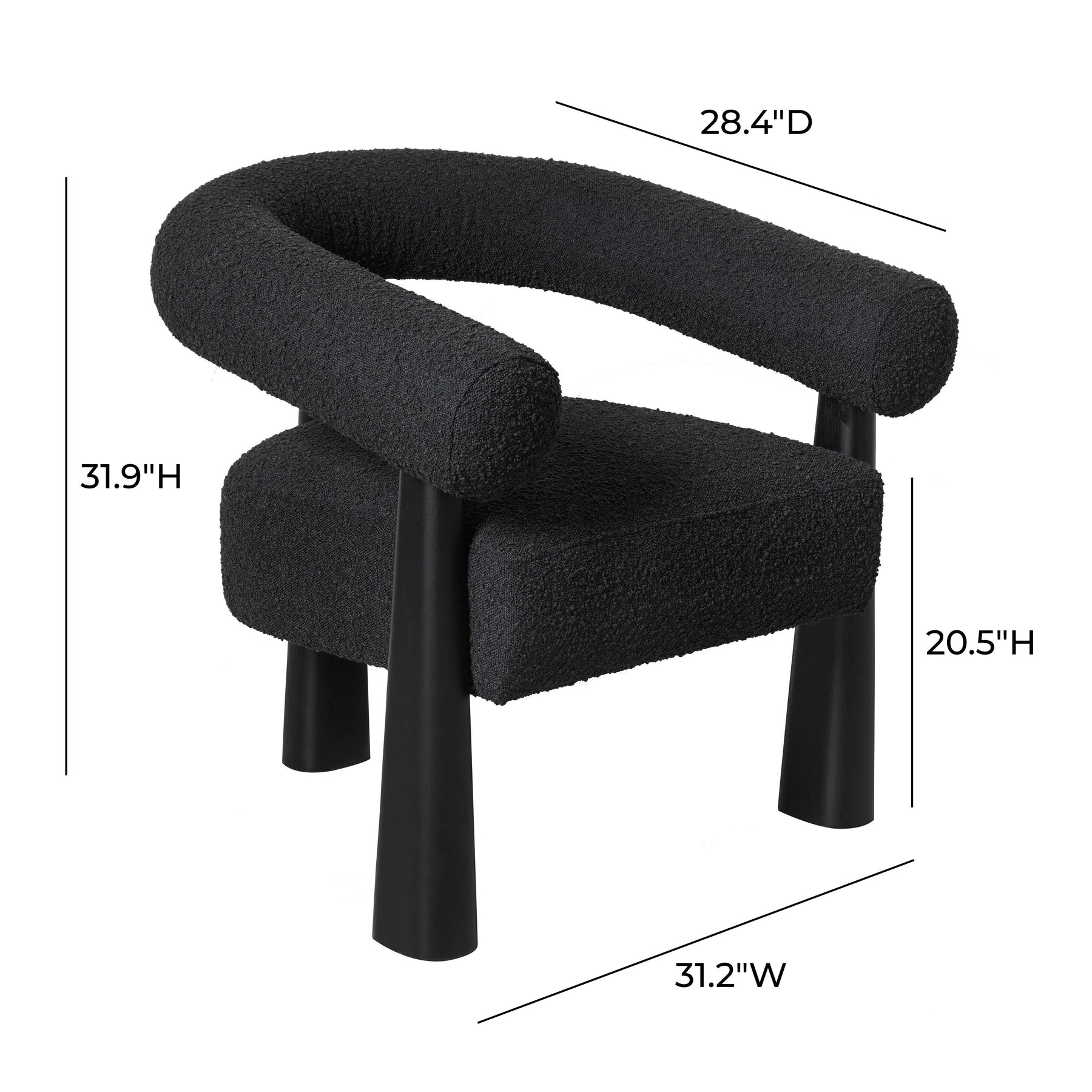 Spara Performance Boucle Accent Chair