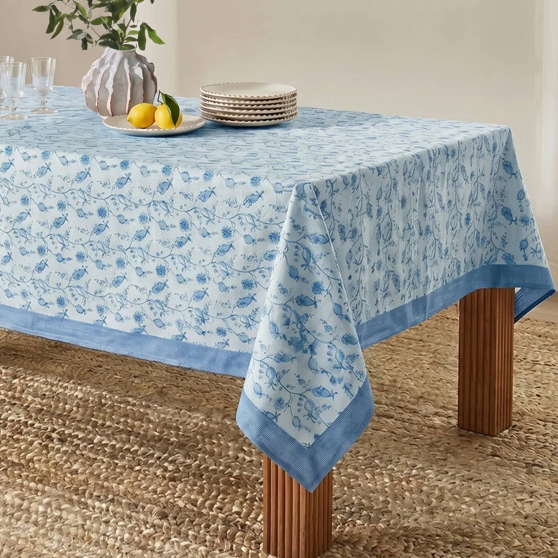 Dolce Natural Cotton Table Cloth