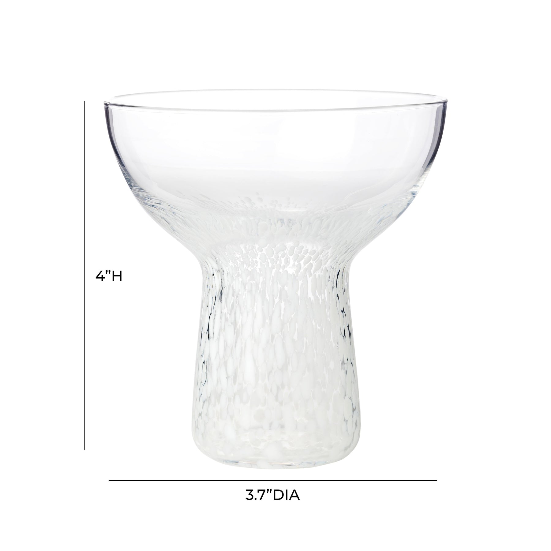 Dottie Handblown Cocktail Glass - Set of 4
