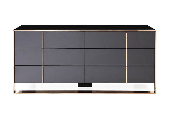 Cartier Modern Black & Rosegold Dresser