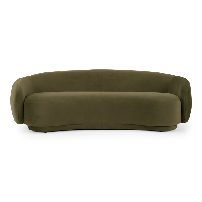 Andrew - Modern Green Fabric Sofa