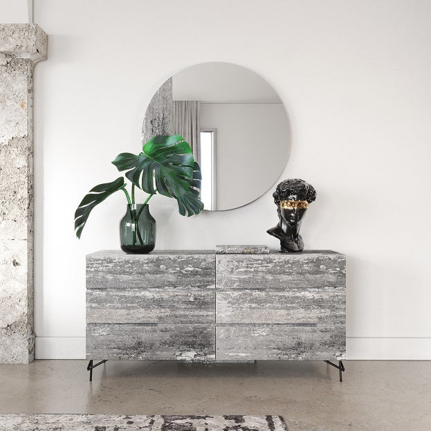 Aria - Italian Modern Multi Grey with texture Dresser
