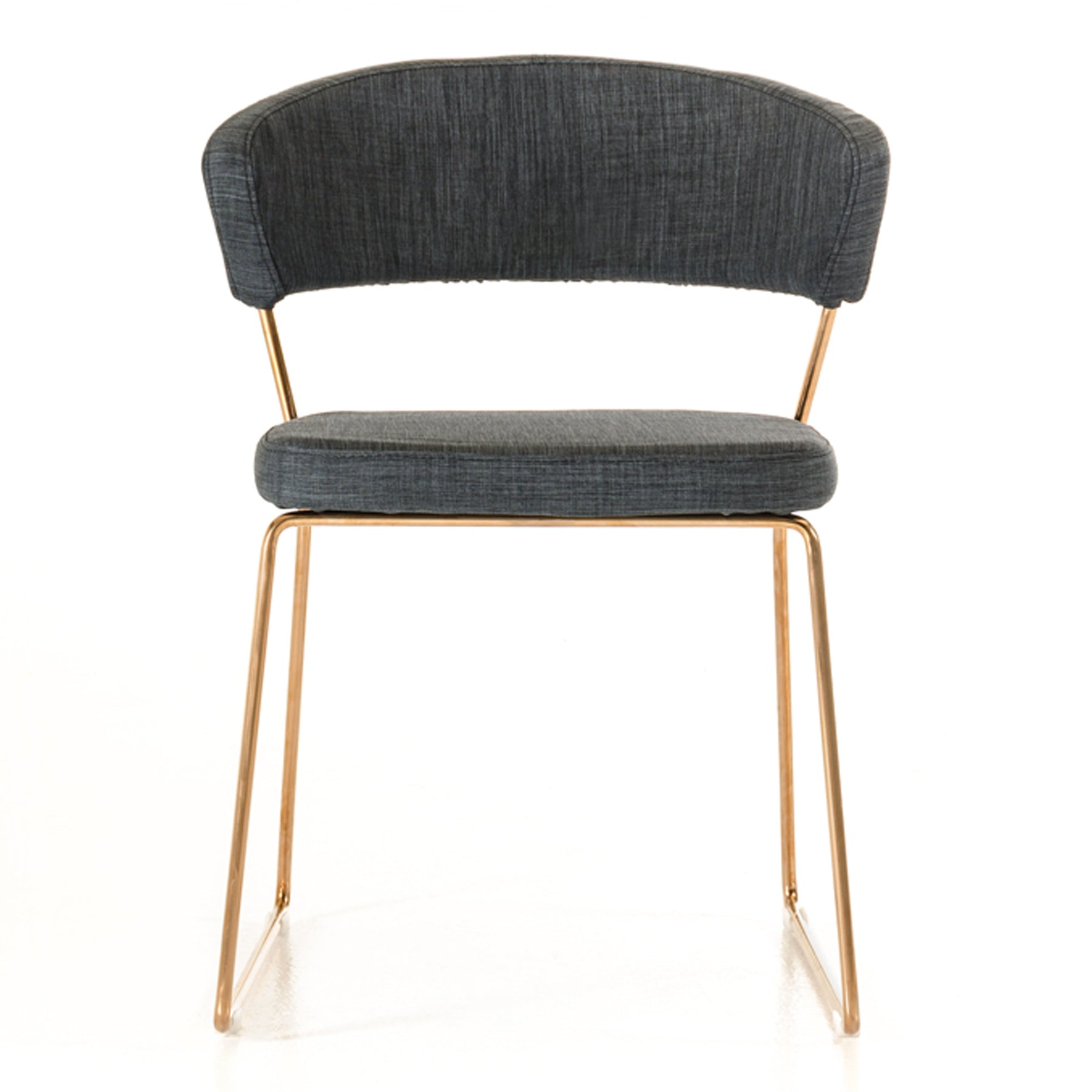 Ashland - Modern Grey & Rosegold Dining Chair (Set of 2)