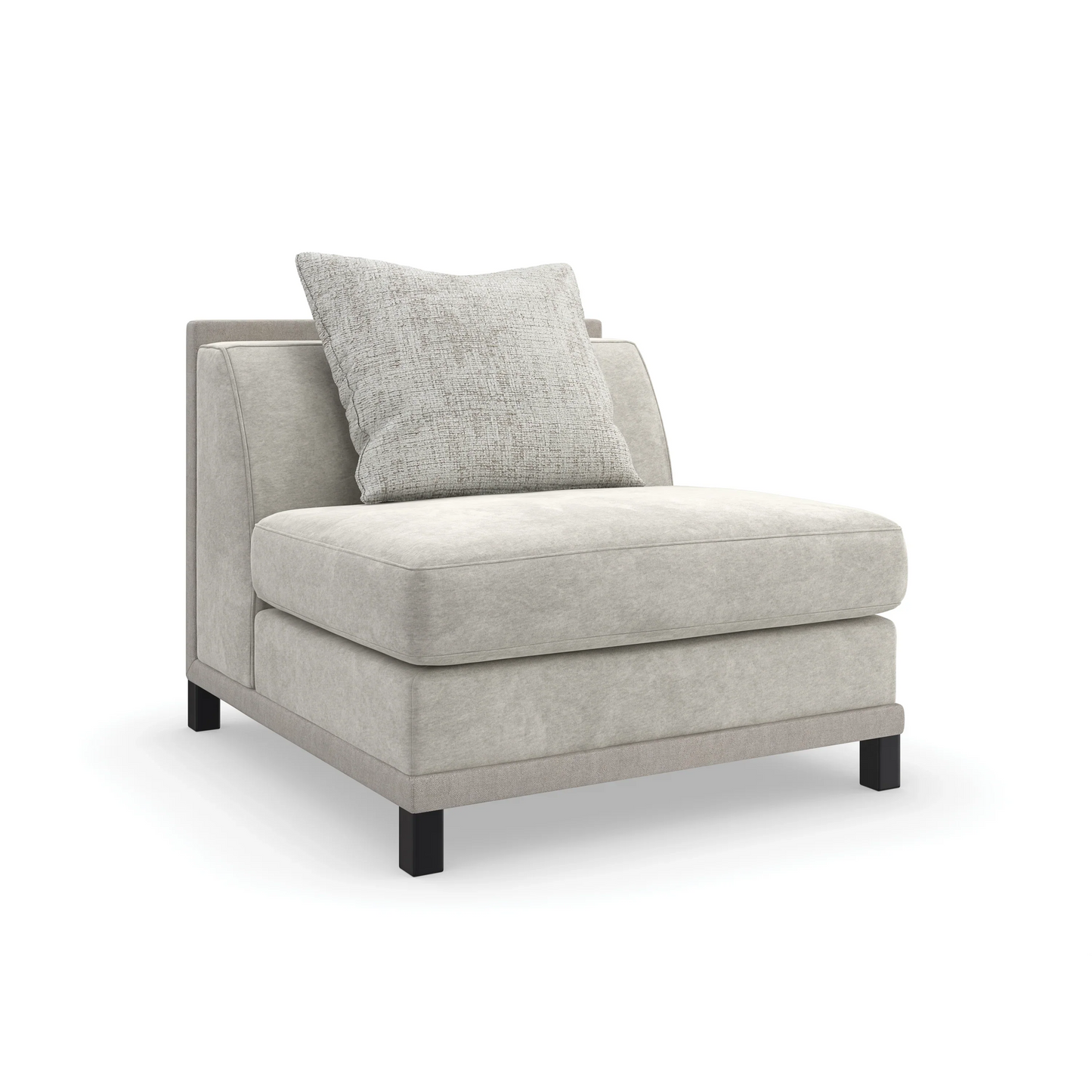 Tuxedo Armless Chair
