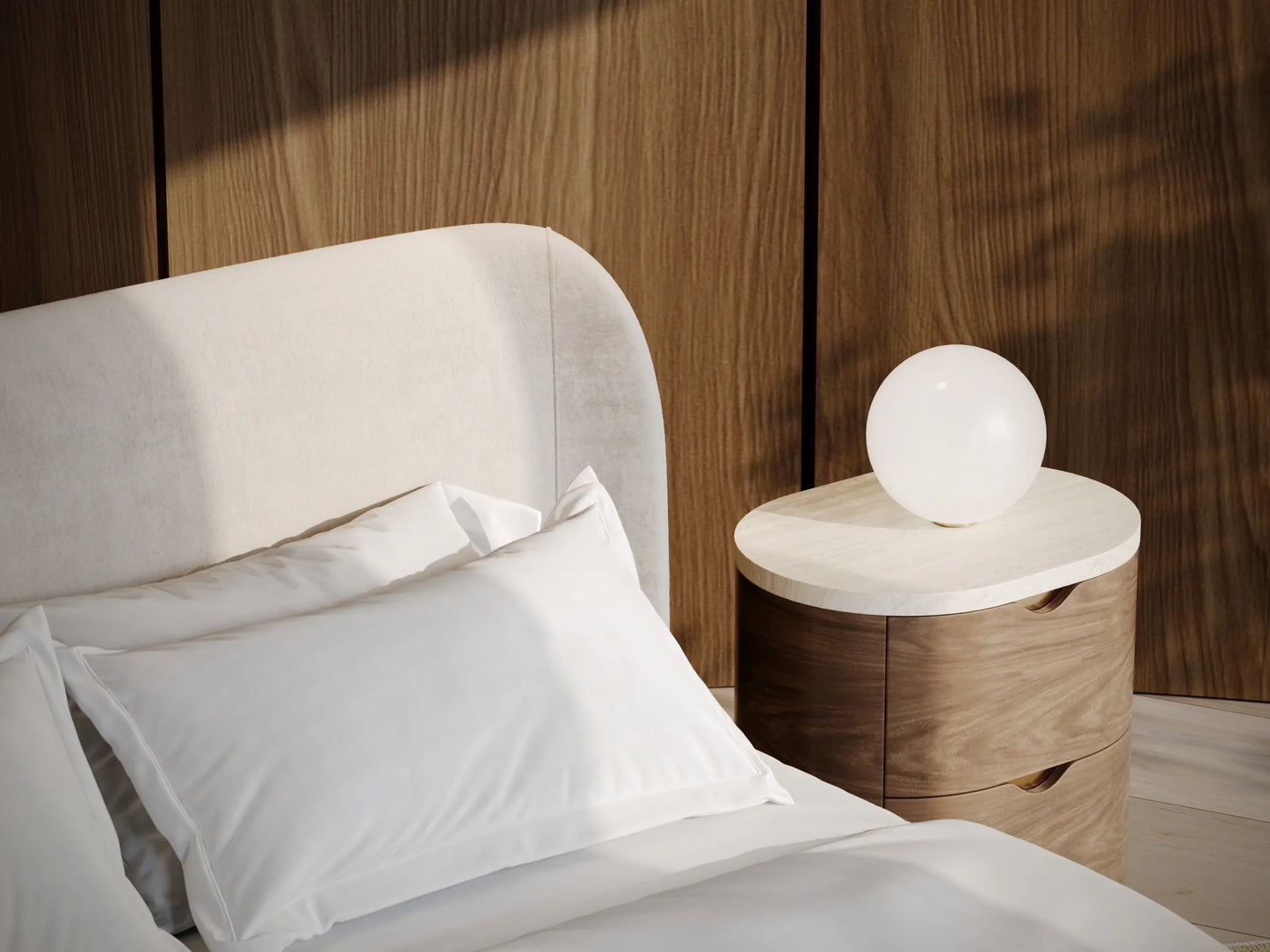 Fleur Uph Queen Bed