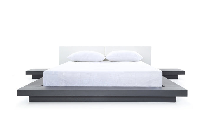 Opal Modern Wenge & White Platform Bed