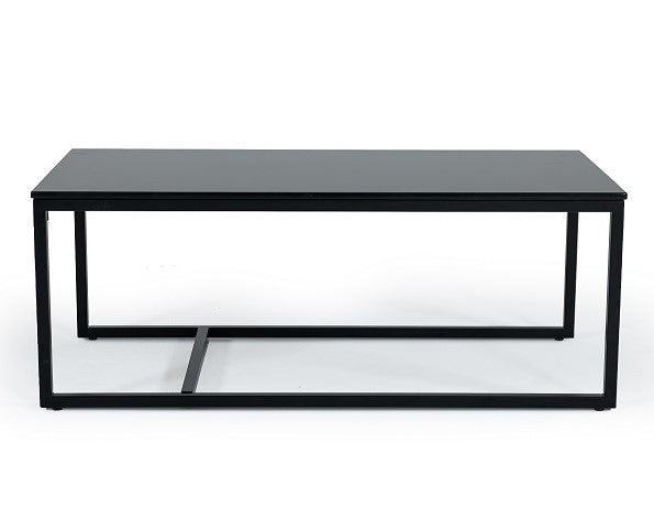 Baca - Black Marble + Metal Coffee Table