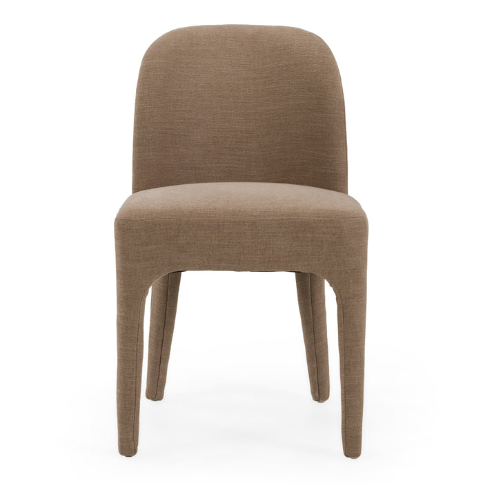 Bannon - Modern Tan Fabric Dining Chair (Set of 2)