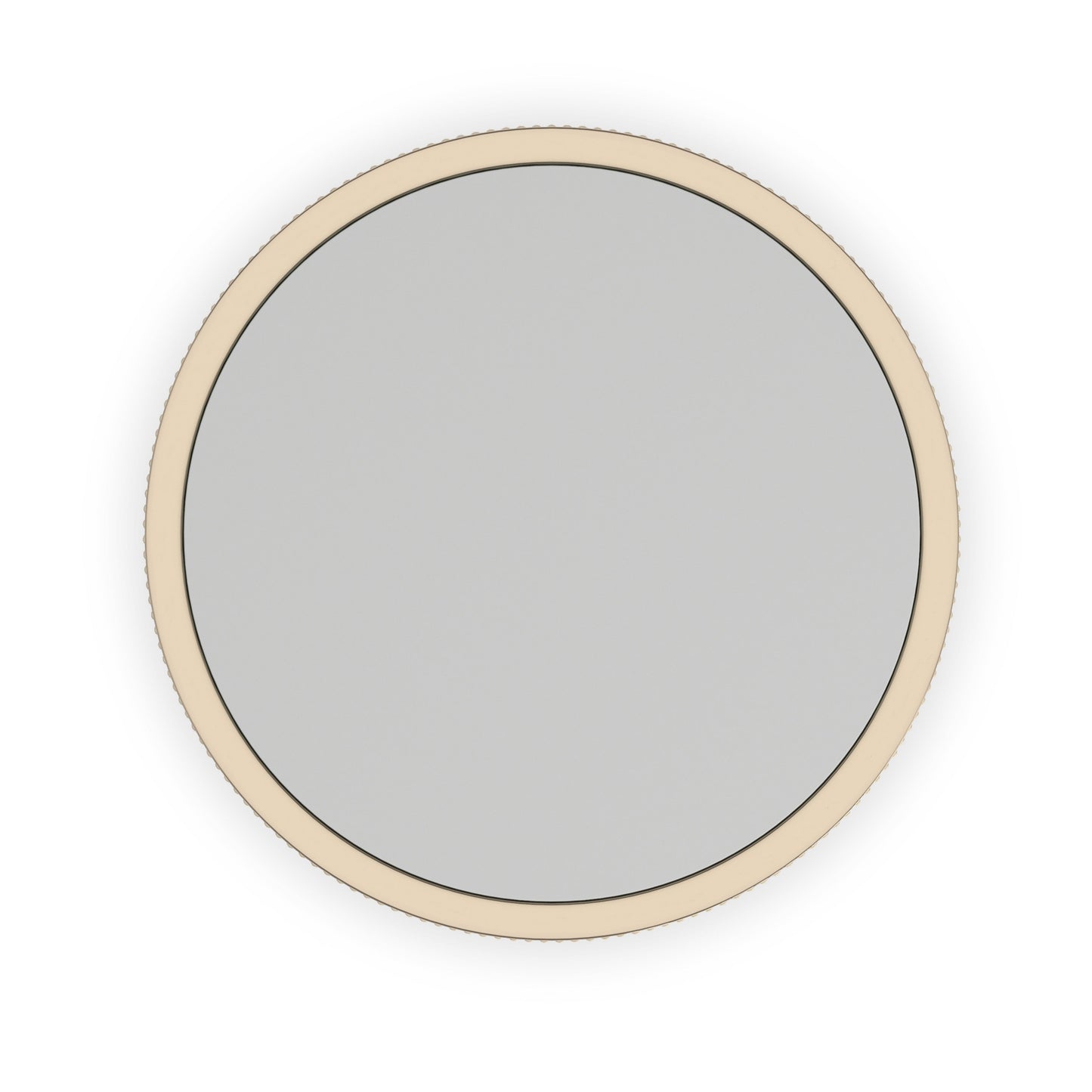Love Round End Table - Matte Pearl