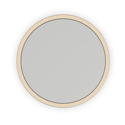 Love Round End Table - Matte Pearl