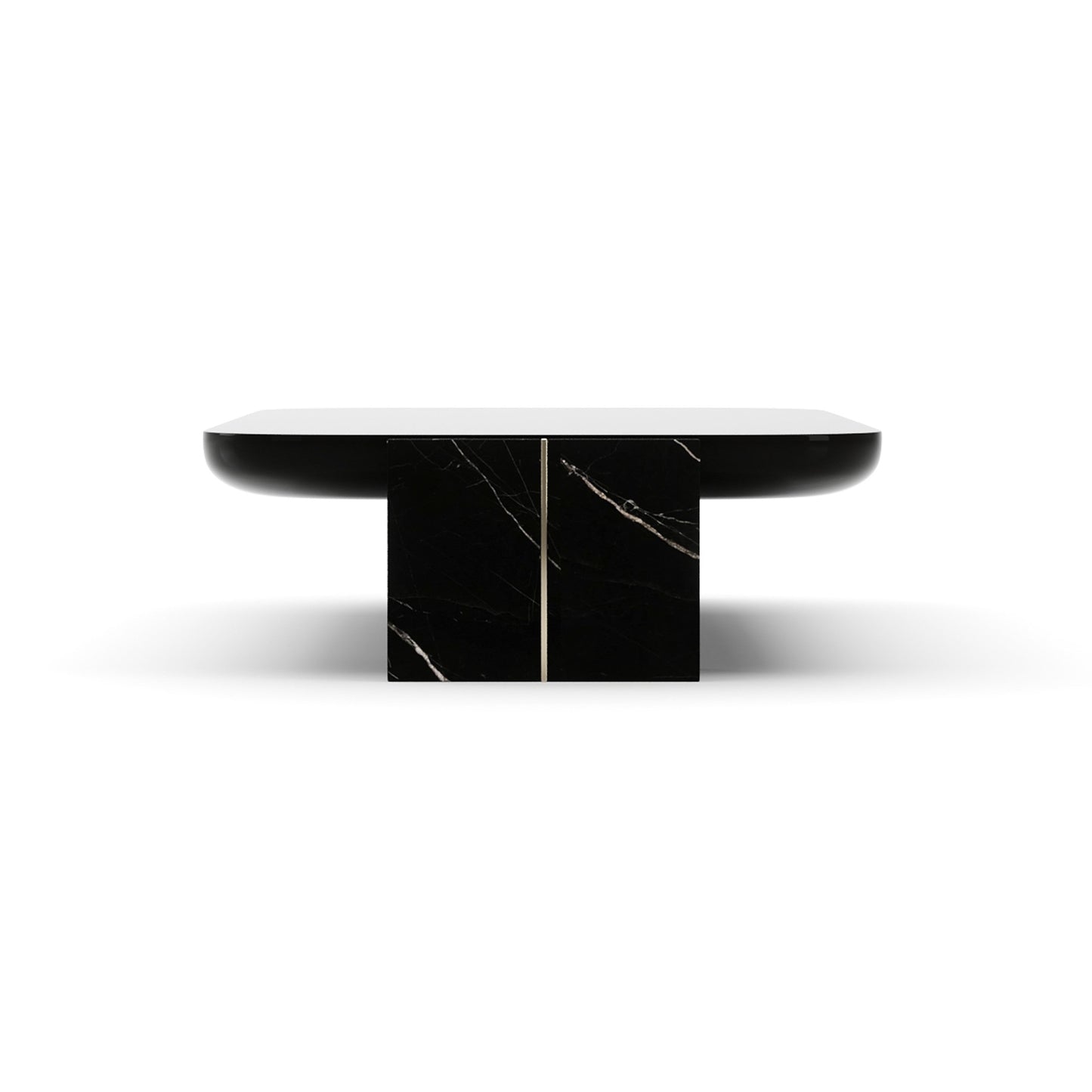 Overlap Rec Cocktail Table Dark