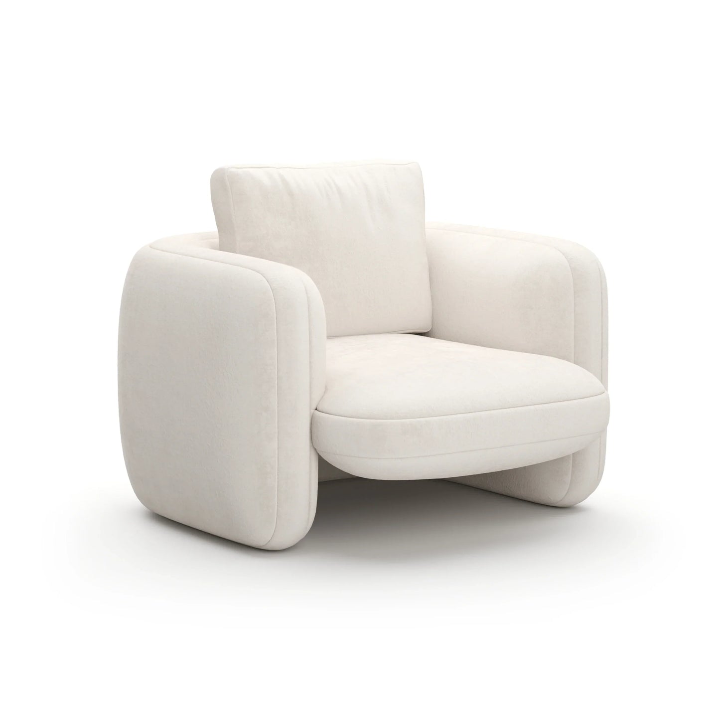Overlap Chair Ecru